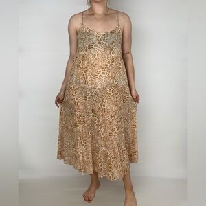 SHOW ME YOUR‎ MUMU Caroline Sandy Cheetah Relaxed Fit Summer Spring Animal